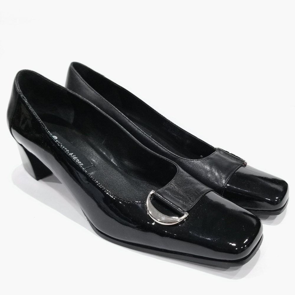Etienne Aigner Chunky Heel Work Shoes Size 9.5